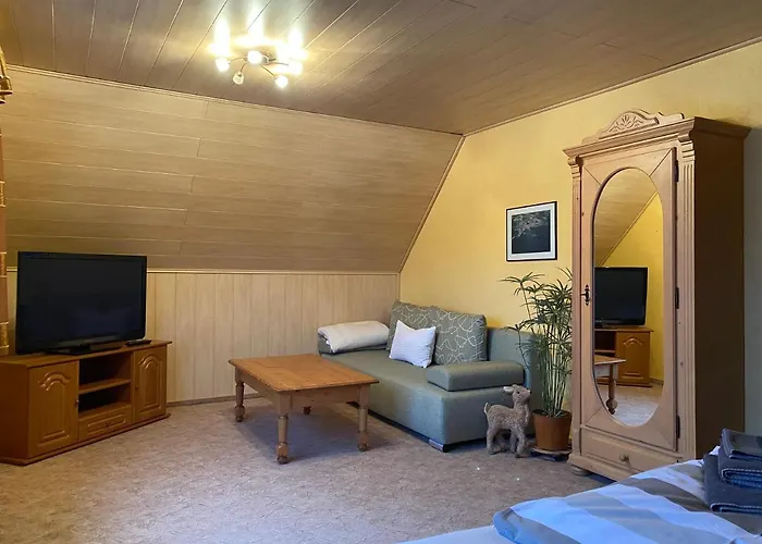 Charmantes Ferienhaus Gernrode/ Harz, Balkon, Grill, 2 Schlafzimmer 別荘